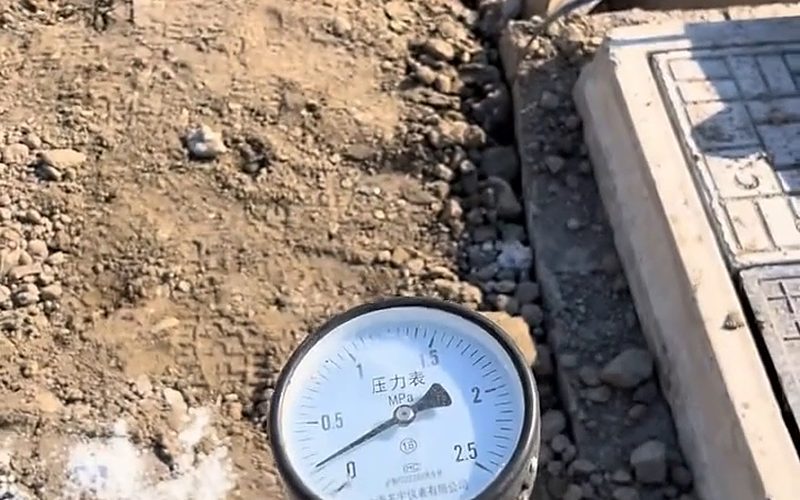 重庆漏水检测重庆巴南区某新建楼盘交付前供水管网验收检测