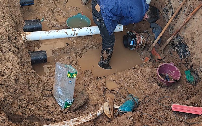 广州漏水检测广州荔湾区某骑楼商铺墙内暗管查漏