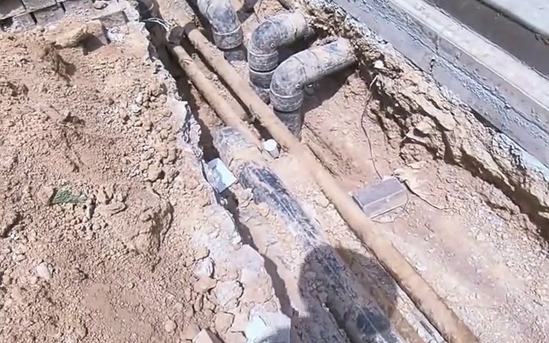 管道漏水检测工程案例焦作山阳区某物流园区地下管网漏损定位