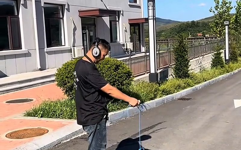 管道漏水检测工程案例开封龙亭区某商业综合体消防环网渗漏检测