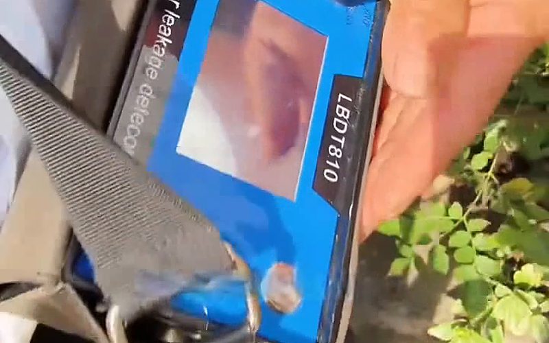 管道漏水检测上海长宁区某老洋房墙内暗管查漏