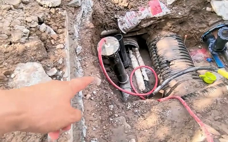 管道漏水检测工程案例信阳浉河区某老旧小区墙内暗管漏水检测